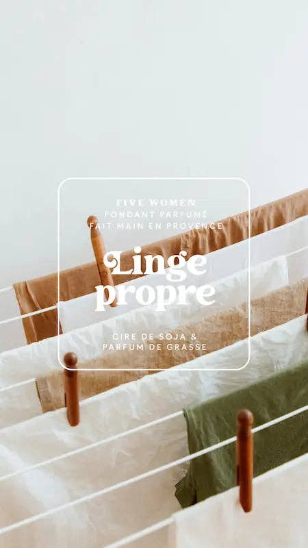Suspension de cire parfumée - Linge propre