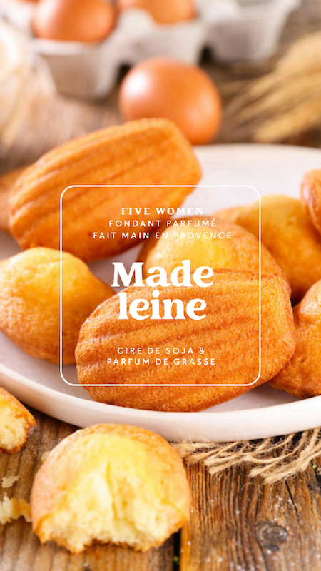 Fondant parfumé - senteur Madeleine