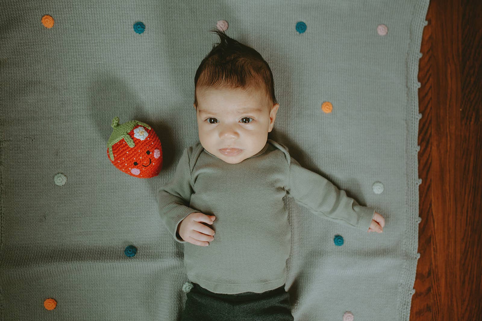 Hochet de fraise pour bébé