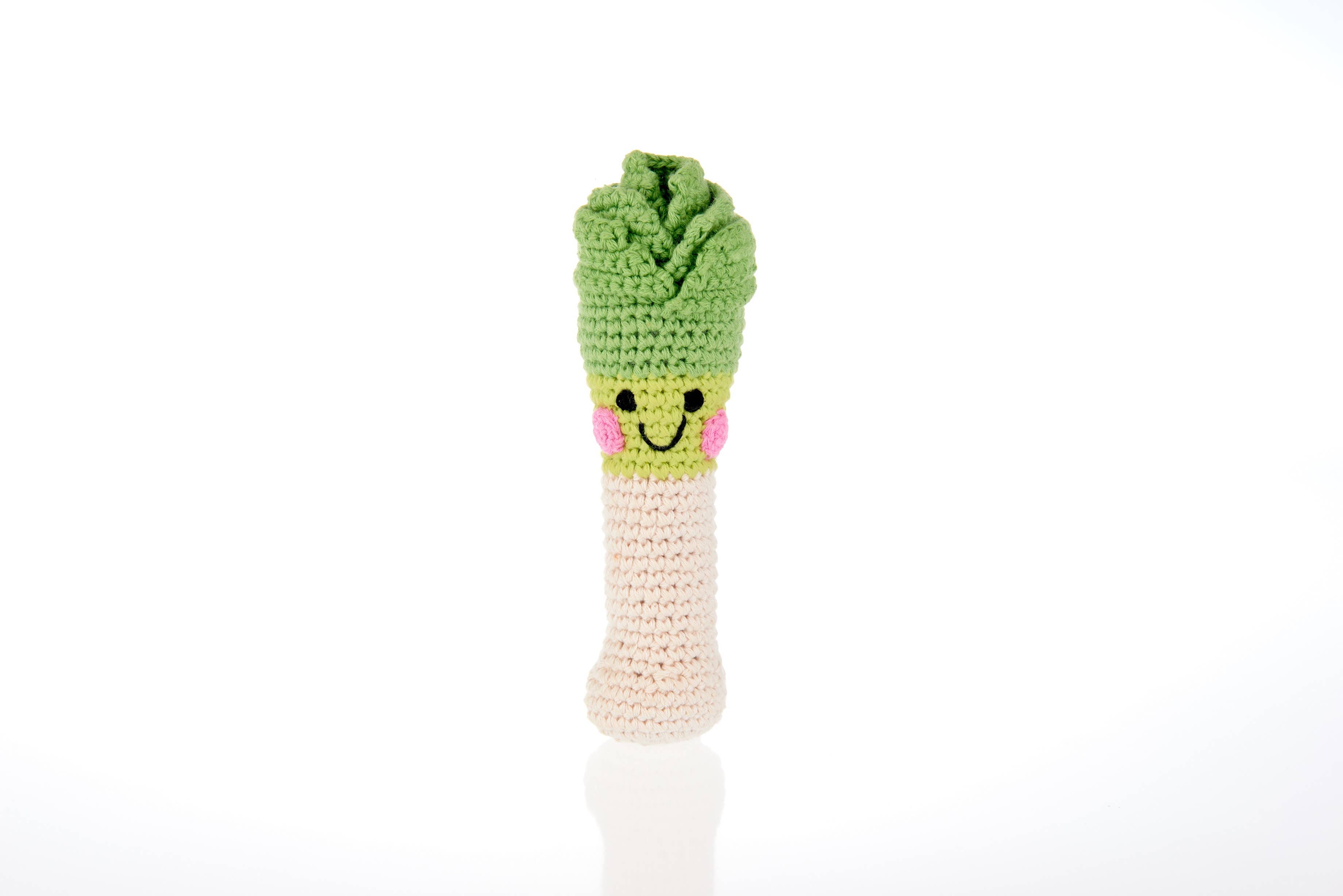 Hochet poireau en crochet