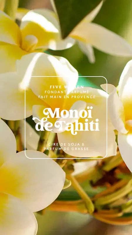 Suspension de cire parfumée - Monoï de Tahiti