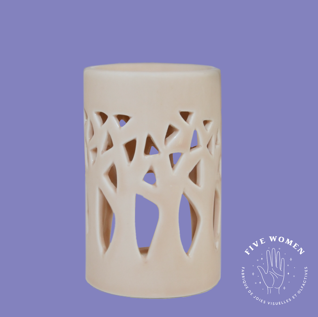 Brûle-parfum pour cire parfumée, brûleur à huile: Black bamboo