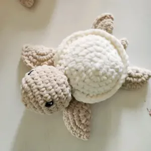 NATURALMARJORY - peluche tortue Blanc