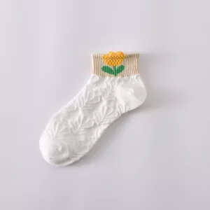 HAPPY KNITS - Socquettes motif N°4