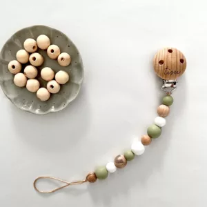 TISU - Attache-lolette, vert sauge