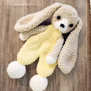 NATURALMARJORY - Doudou lapin jaune