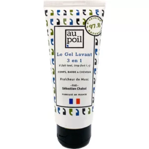 AU POIL (PAR SEB CHABAL) - Le Gel Lavant, Corps Cheveux et Barbe 100ml
