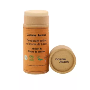 COMME AVANT -  Déodorant solide abricot & fleurs de cerisier 60g