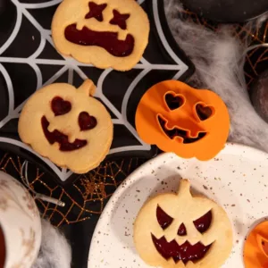 UNIBERRY 3D – Emporte-pièces « Citrouilles façon BN » (lot de 4)