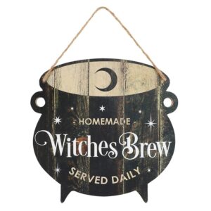 SOMETHING DIFFERENT – Panneau suspendu « Chaudron Witches Brew »